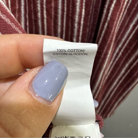 Lucky Brand Striped Square Neck Tank Top Size Large - Picture 4 of 5